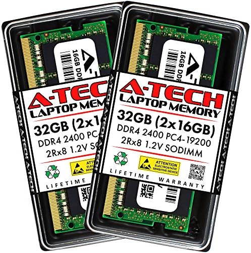A-Tech 32GB ערכת RAM עבור Dell Latitude 7400, 7300, 5500, 5400, 5300, 3500, 3400 מחשב נייד |